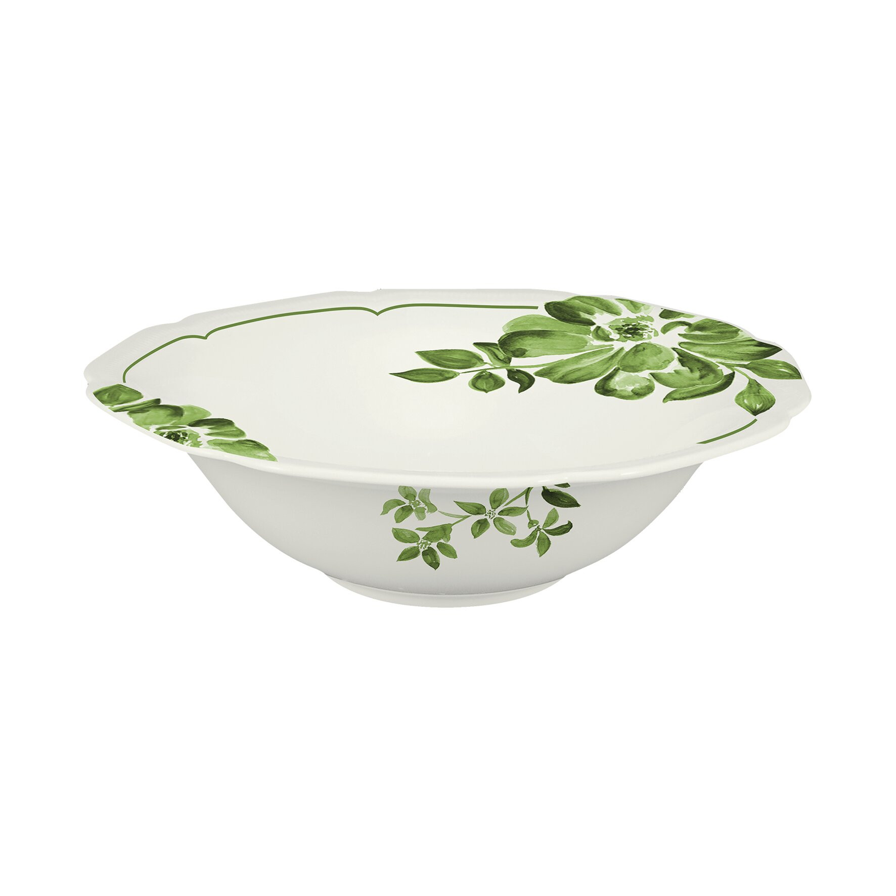 Floral Charm, Schüssel rund mit Relief ø 243 mm / 1,00 l green